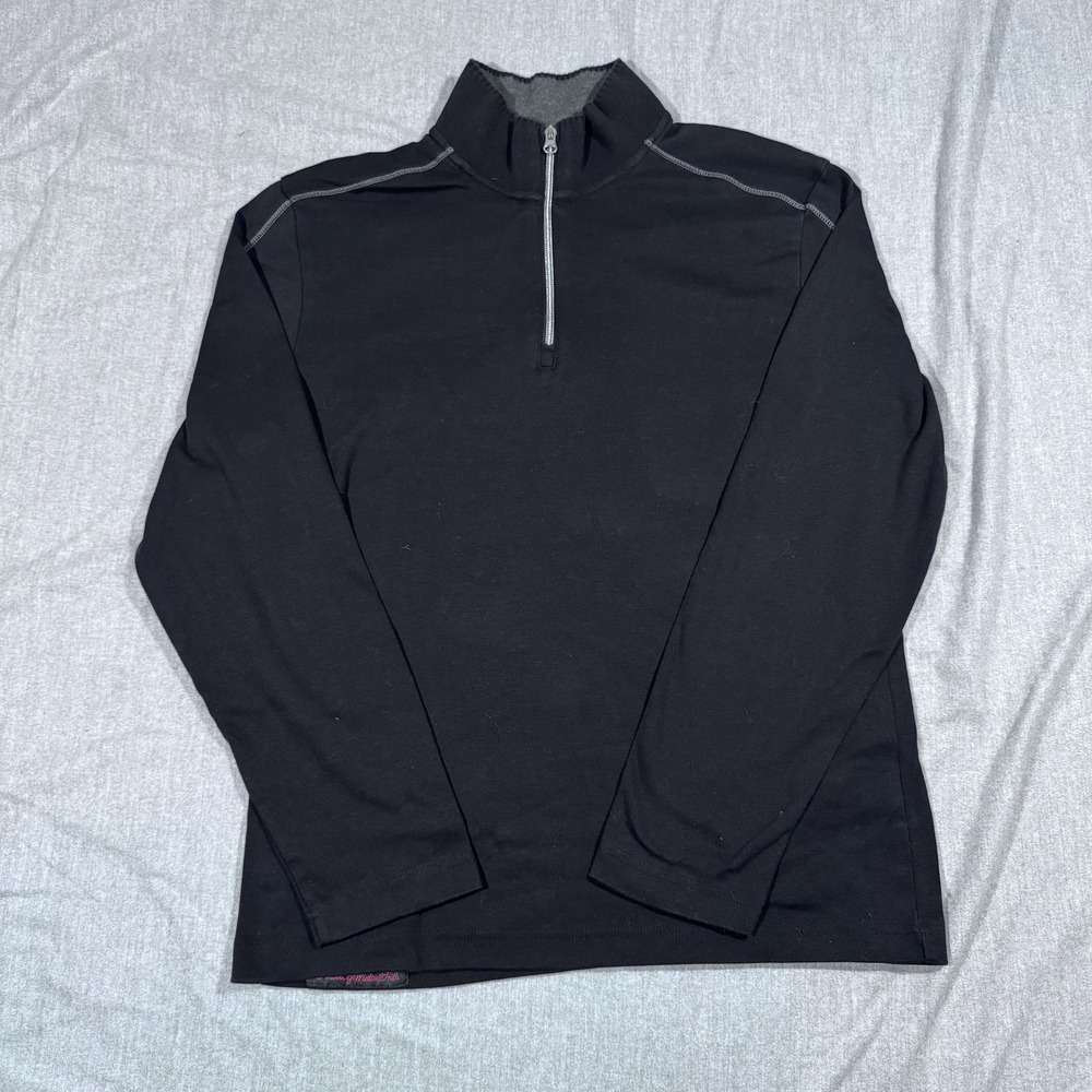 Robert Graham Shirt‎ Mens Large Sweater Quarter Zip Pullover Classic Fit